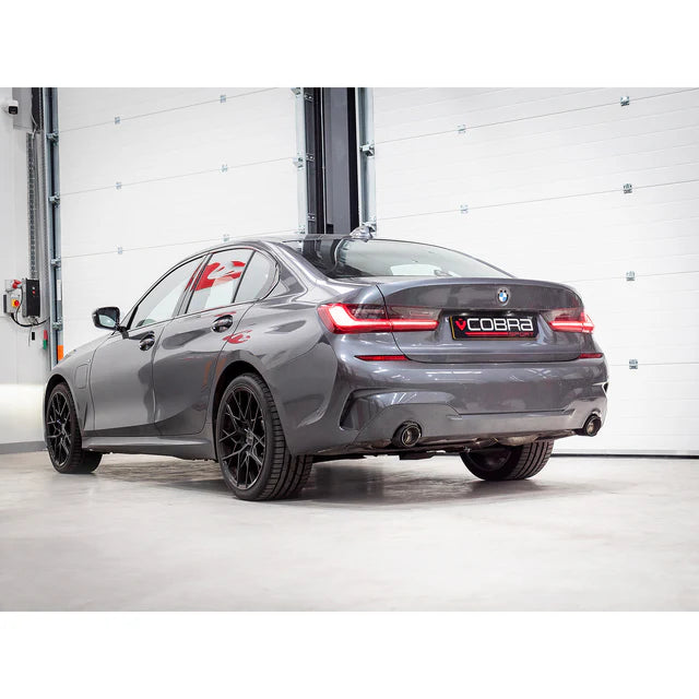 COBRA SPORT - BMW 330e (G20) (19>) Non-Valved Venom Dual Exit Rear Axle Back Performance Exhaust