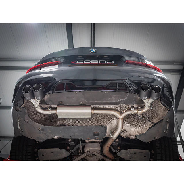 COBRA SPORT - BMW 330e (G20) (19>) Valved Quad Exit Rear Axle Back M3 Style Performance Exhaust