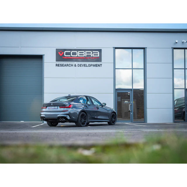 COBRA SPORT - BMW 330e (G20) (19>) Non-Valved Venom Dual Exit Rear Axle Back Performance Exhaust