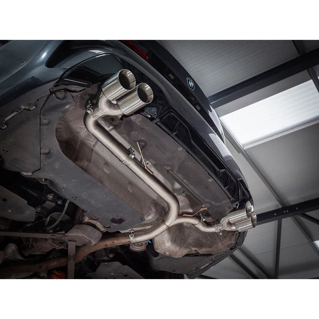 COBRA SPORT - BMW 330e (G20) (19>) Non-Valved Venom Quad Exit Rear Axle Back M3 Style Performance Exhaust