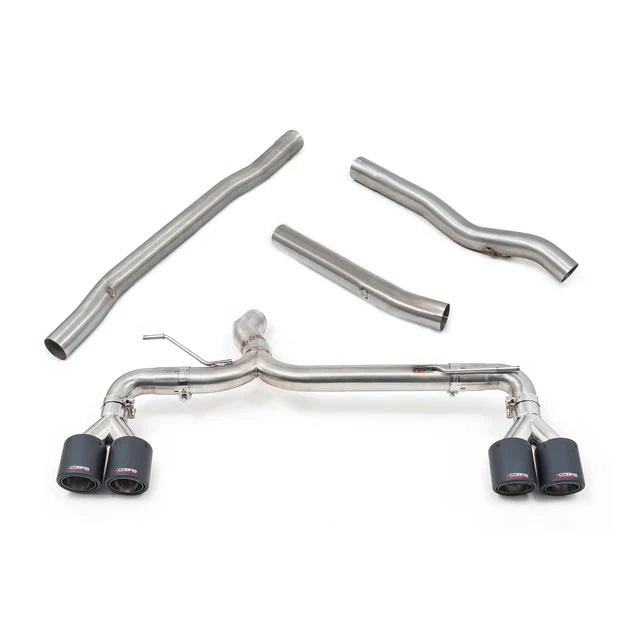 COBRA SPORT - BMW M135i (F40) Venom Quad Exit M3 Style Race Box Delete Cat Back Performance Exhaust