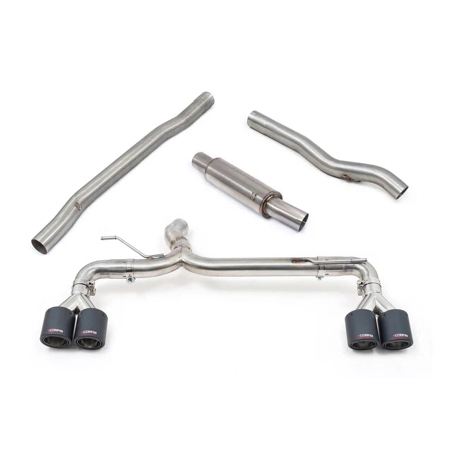 COBRA SPORT - BMW M135i (F40) Venom Quad Exit M3 Style Race Box Delete Cat Back Performance Exhaust