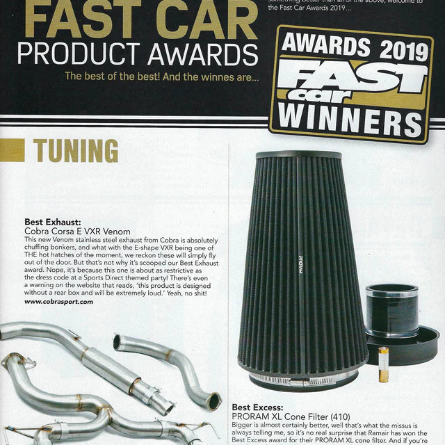 COBRA SPORT - Vauxhall Corsa E VXR (15-18) Venom Box Delete Race Performance Exhaust