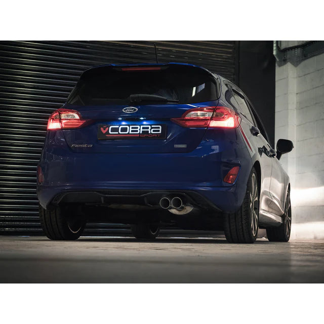 COBRA SPORT - Ford Fiesta (Mk8) 1L EcoBoost ST-Line (ST Style) Twin Tip Cat Back Performance Exhaust
