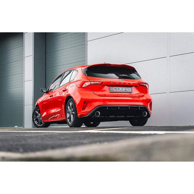 COBRA SPORT - Ford Focus ST-Line 1.0L 125PS (Mk4) Dual Exit 'ST Style' Rear Performance Exhaust