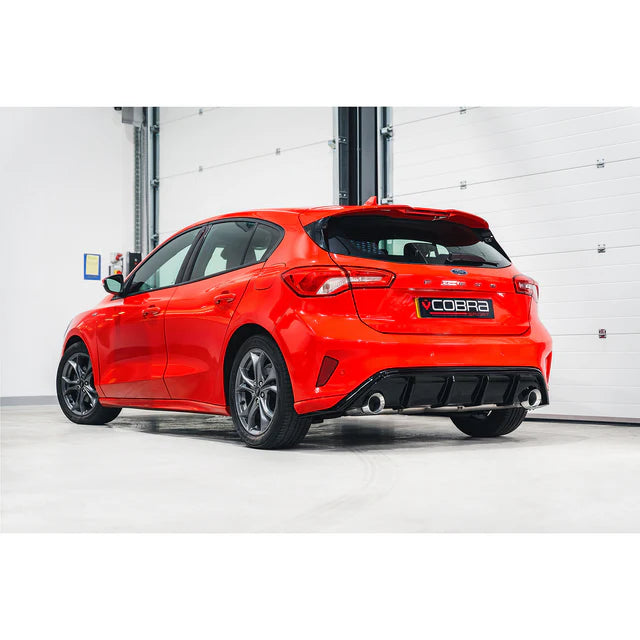 COBRA SPORT - Ford Focus ST-Line 1.0L 125PS (Mk4) Dual Exit 'ST Style' Rear Performance Exhaust