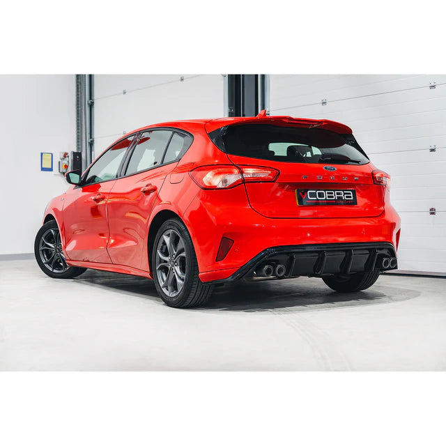 COBRA SPORT - Ford Focus ST-Line 1.0L 125PS (Mk4) Quad Exit Rear Performance Exhaust