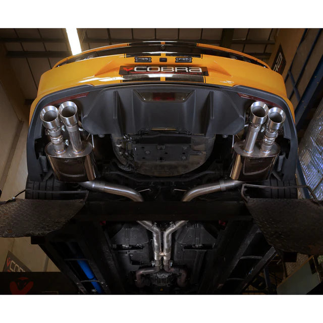 COBRA SPORT - Ford Mustang 5.0 V8 GT (2018>) Facelift 3" Valved Cat Back Performance Exhaust
