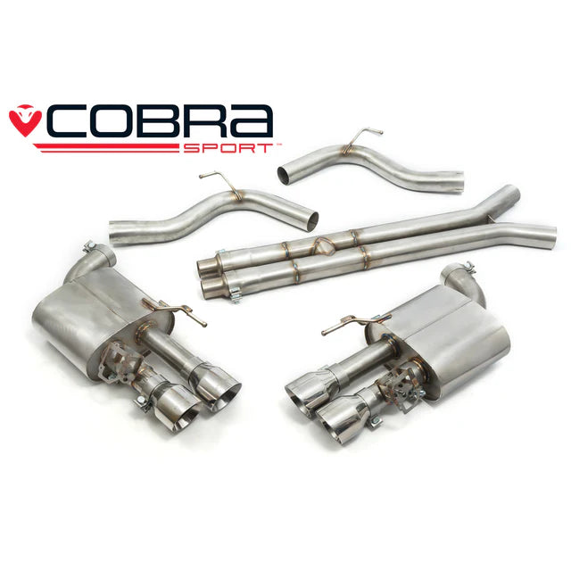 COBRA SPORT - Ford Mustang 5.0 V8 GT (2018>) Facelift 3" Valved Cat Back Performance Exhaust