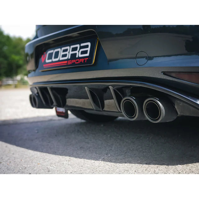 COBRA SPORT - VW Golf GTI (MK7) 2.0 TSI (5G) (12-17) Quad Exit Cat Back Golf R Style Performance Exhaust