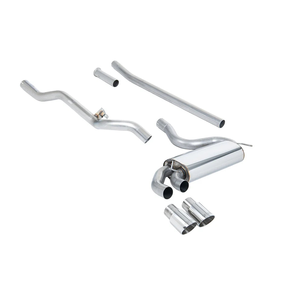 Milltek Downpipe-back Exhaust Audi Coupe UR Quattro 10v Turbo 81-89