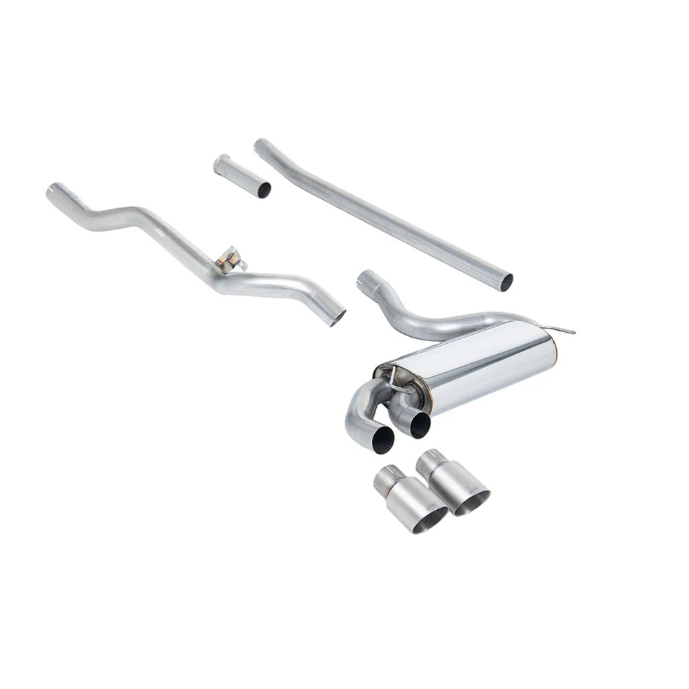 Milltek Downpipe-back Exhaust Audi Coupe UR Quattro 10v Turbo 81-89
