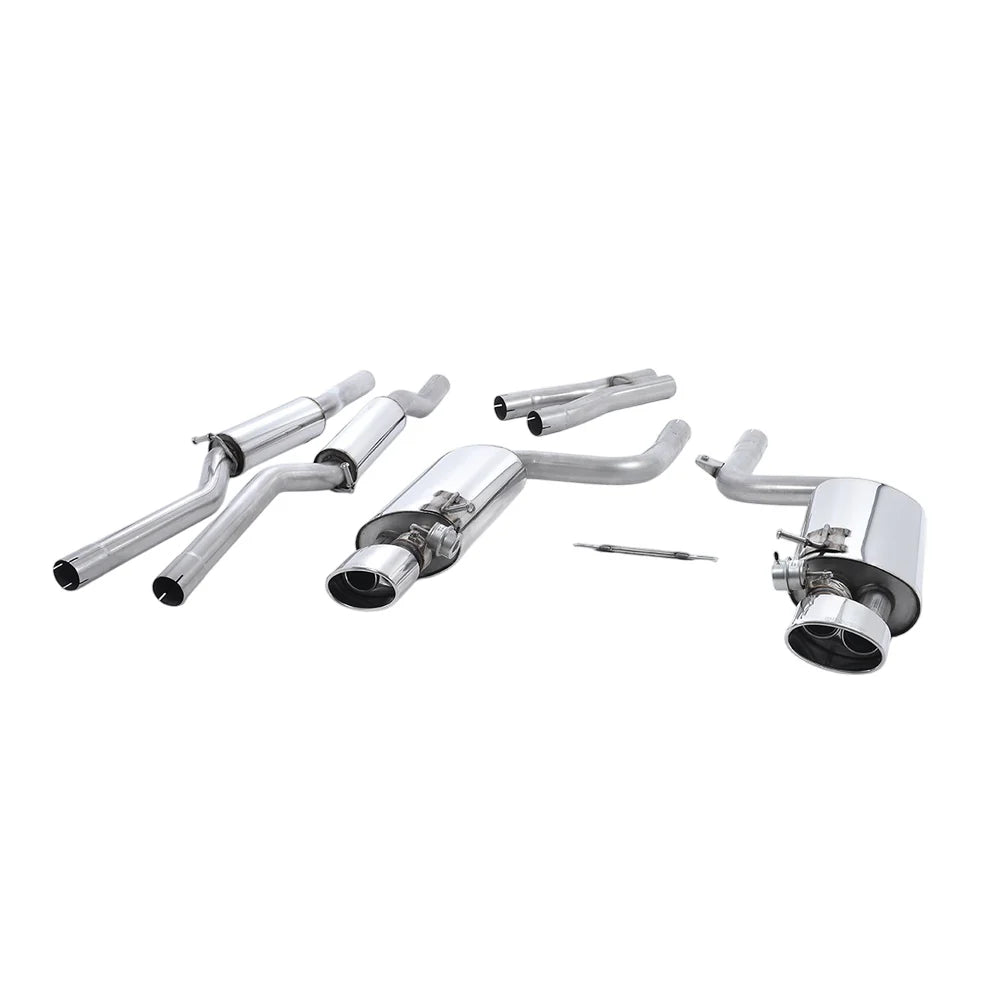 Milltek Cat Back Exhaust Audi RS4 B7 4.2 V8 Saloon Avant and Cabriolet 06-08