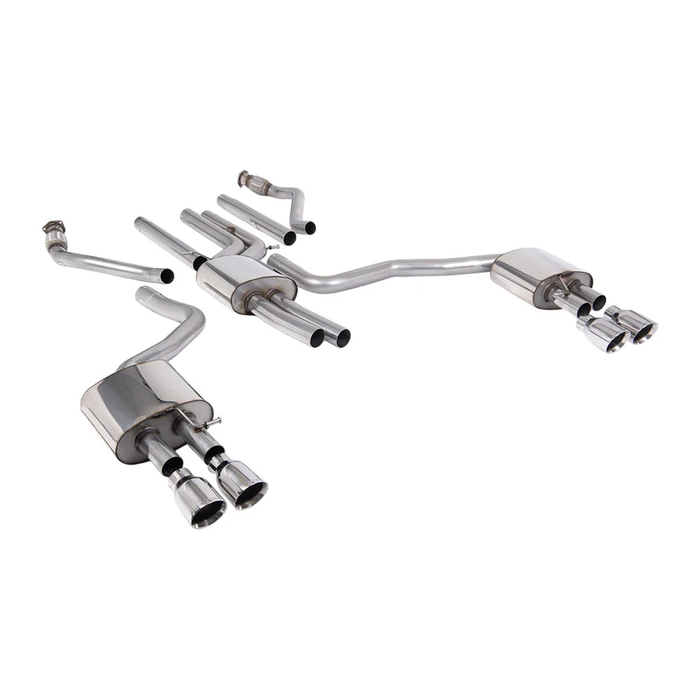 Milltek Cat Back Exhaust Audi A6 3.0TFSi V6 (S-Line Facelift Models Only) C7.5 15-18