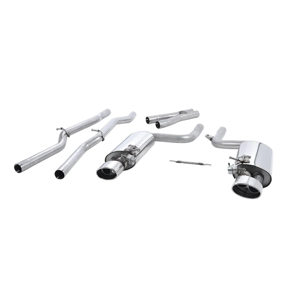 Milltek Cat Back Exhaust Audi RS4 B7 4.2 V8 Saloon Avant and Cabriolet 06-08