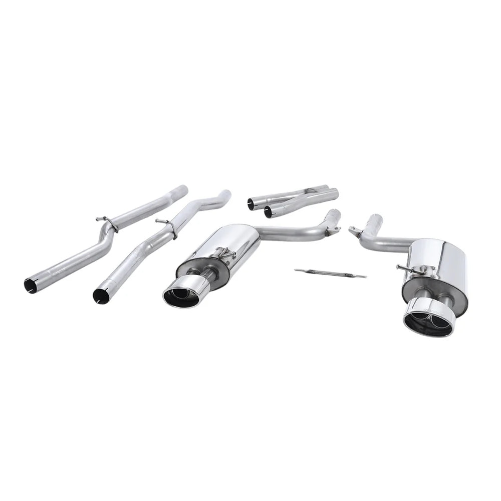 Milltek Cat Back Exhaust Audi RS4 B7 4.2 V8 Saloon Avant and Cabriolet 06-08