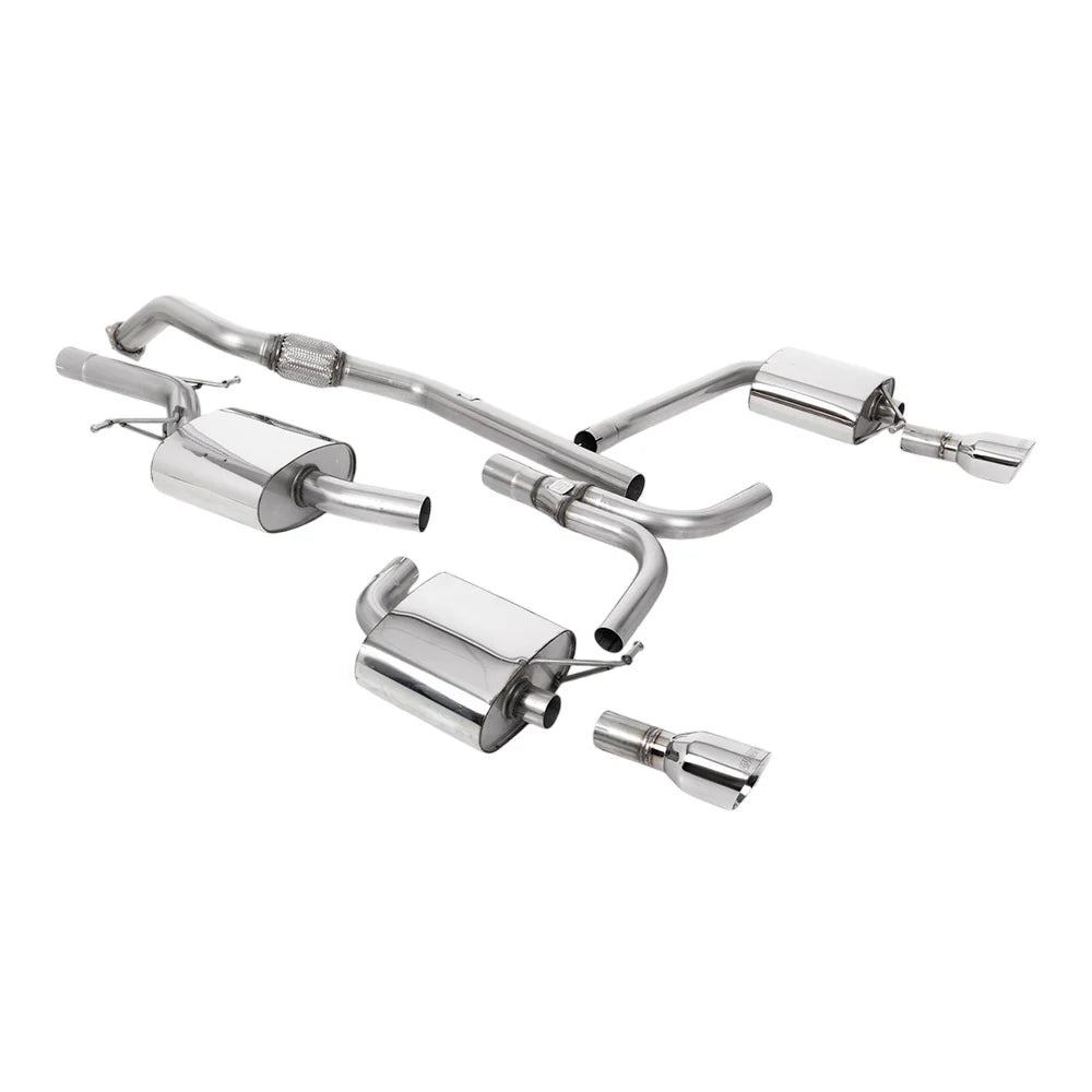 Milltek Cat Back Exhaust Audi A5 Sportback 2.0 TFSi 2WD and Quattro Multitronic / S-Tronic 09-12