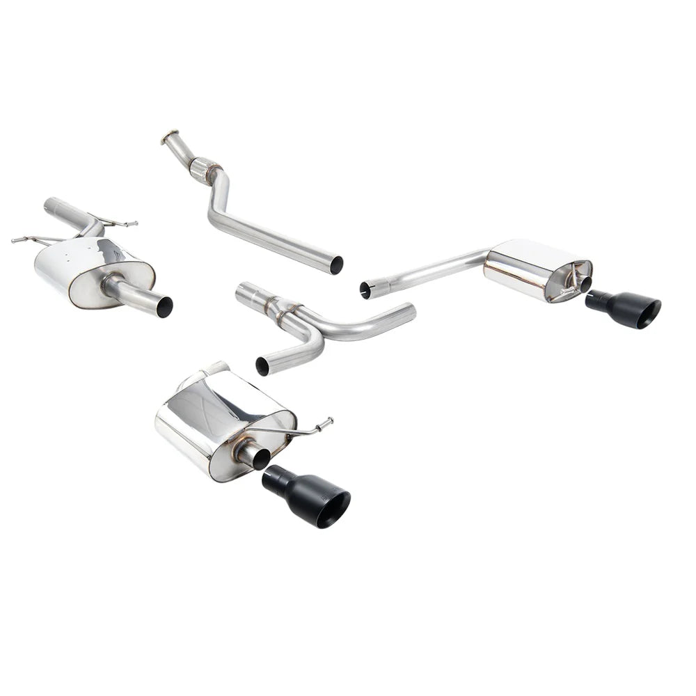 Milltek Cat Back Exhaust Audi A4 2.0 TFSi S-Line B8 (2WD and Quattro manual-only) Saloon and Avant 08-11