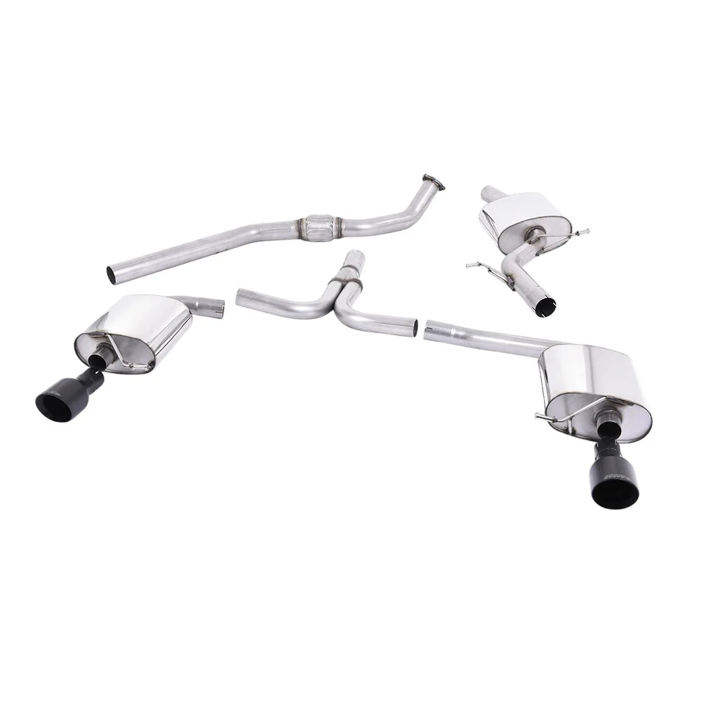 Milltek Cat Back Exhaust Audi A5 Sportback 2.0 TFSi 2WD and Quattro Multitronic / S-Tronic 09-12