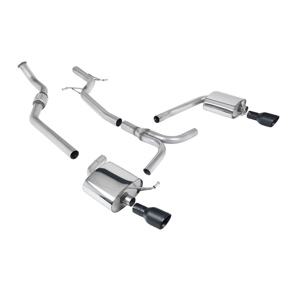 Milltek Cat Back Exhaust Audi A4 2.0 TFSi S-Line B8 (2WD and Quattro Tiptronic-only) Saloon and Avant 08-11