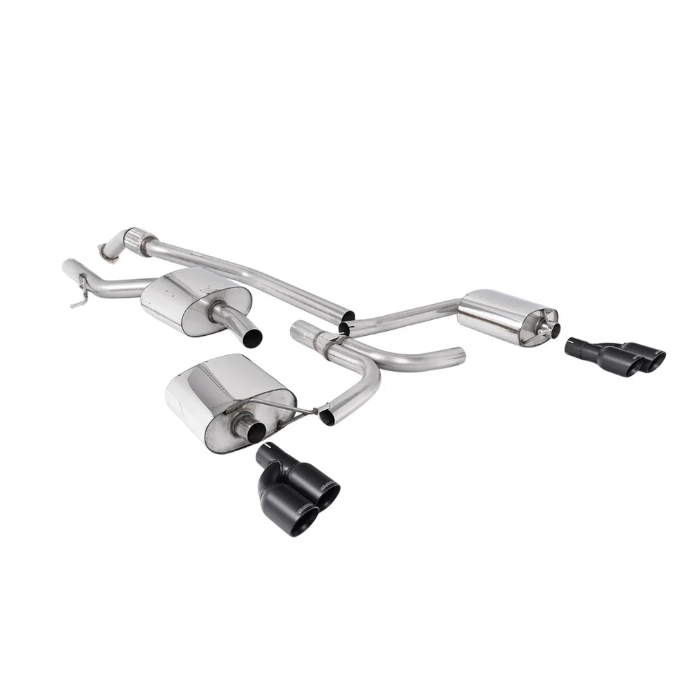 Milltek Cat Back Exhaust Audi A5 Sportback 2.0 TFSi 2WD and Quattro Manual 09-25