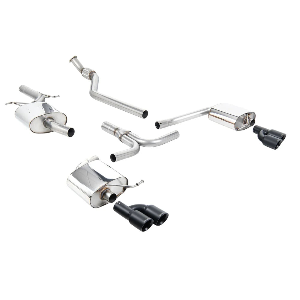 Milltek Cat Back Exhaust Audi A4 2.0 TFSi S-Line B8 (2WD and Quattro manual-only) Saloon and Avant 08-11