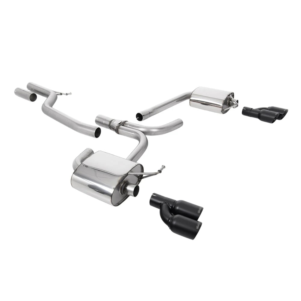 Milltek Cat Back Exhaust Audi A4 3.0 TDi B8 Quattro Saloon and Avant 08-11