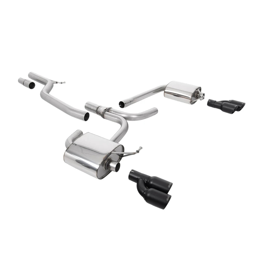 Milltek Cat Back Exhaust Audi A4 2.0 TDi B8 140PS / 177PS 2WD Saloon and Avant (S-Line models only) 09-11