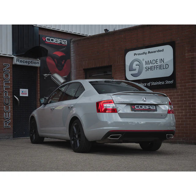COBRA SPORT - Skoda Octavia vRS 2.0 TSI (5E) (13-18) Resonator Delete Performance Exhaust