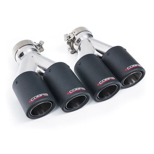 COBRA SPORT - Carbon Fibre Tip Upgrade - Mazda MX-5 (ND) Quad Exit