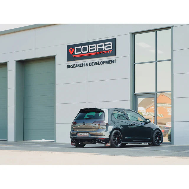 COBRA SPORT - VW Golf GTI (Mk7) 2.0 TSI (5G) (12-17) Quad Exit Race Rear Axle Back (back box delete) Golf R Style Performance Exhaust