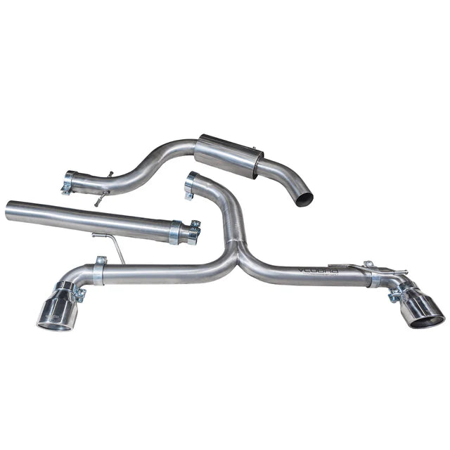 COBRA SPORT - VW Golf GTD (Mk6) 2.0 TDI (5K) (09-13) Venom Box Delete GTI Style Cat Back Performance Exhaust