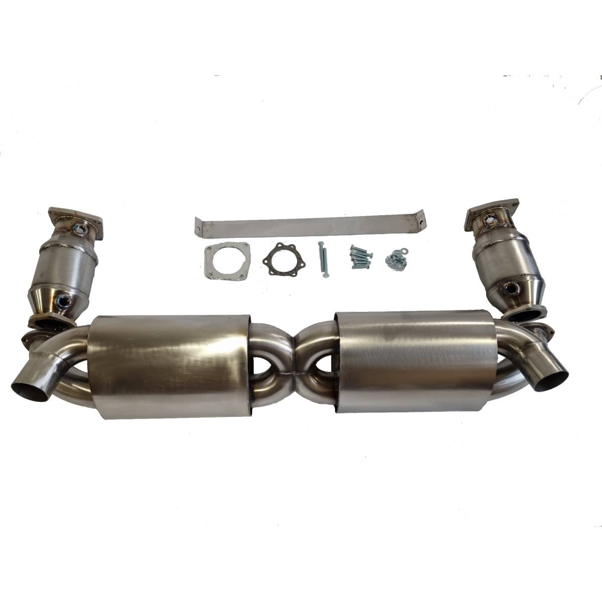 Porsche 911 997.1 Turbo Linked Silencers Performance Exhaust