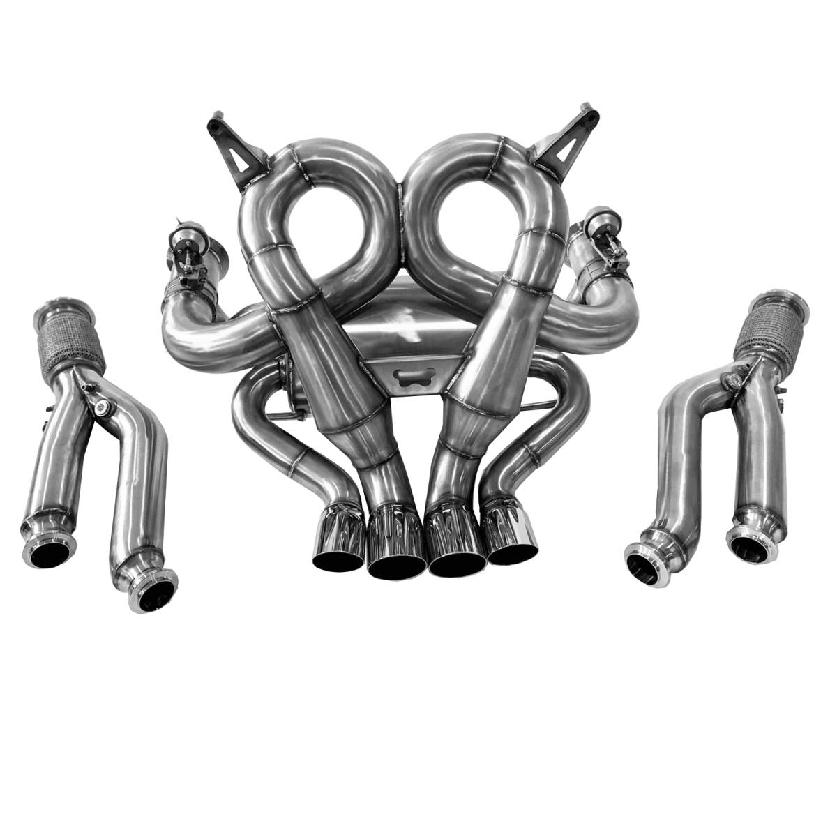 Lamborghini Aventador LP700-4 Valved Exhaust and Decat Downpipes
