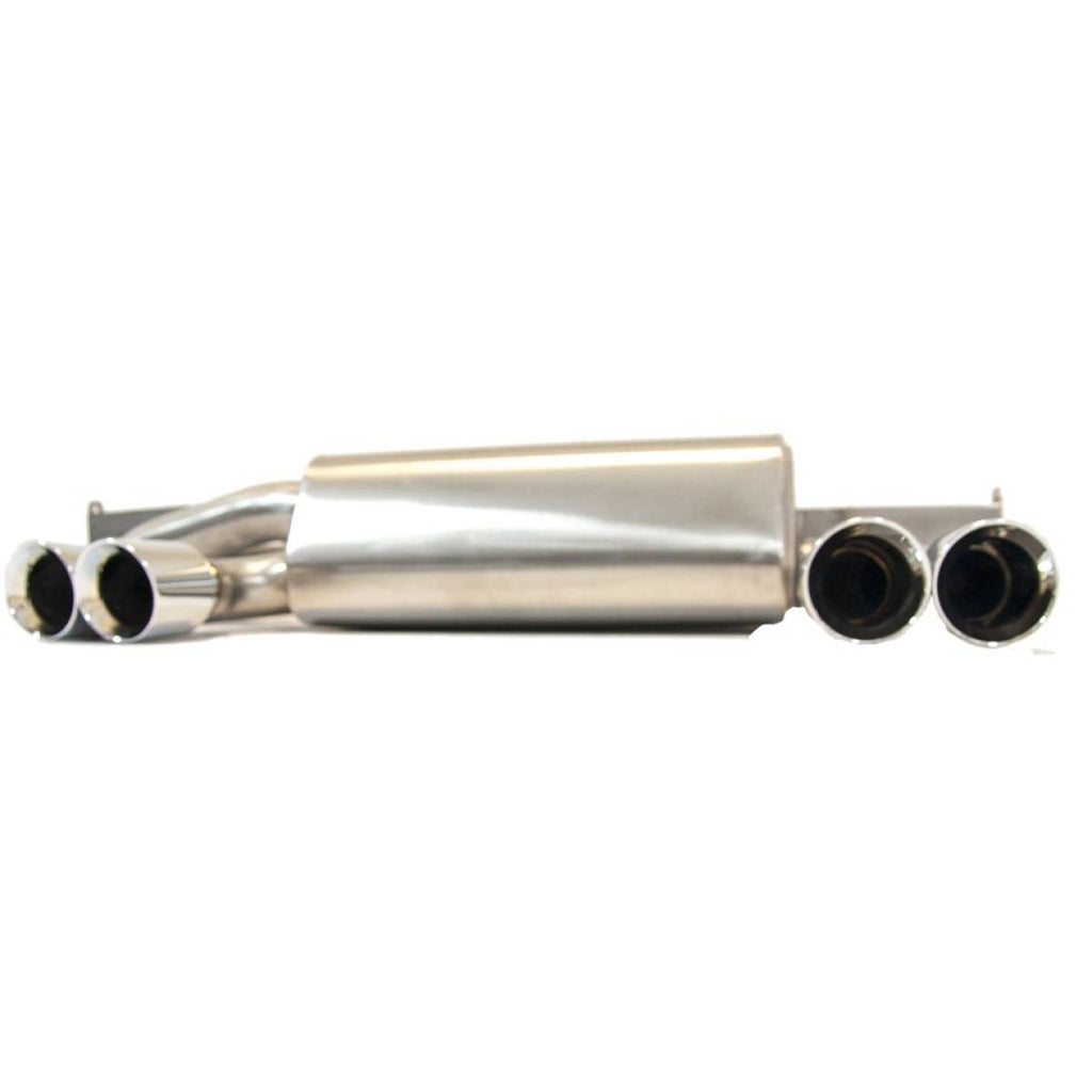 BMW E46 M3 Rear Exhaust Silencer with Tailpipes