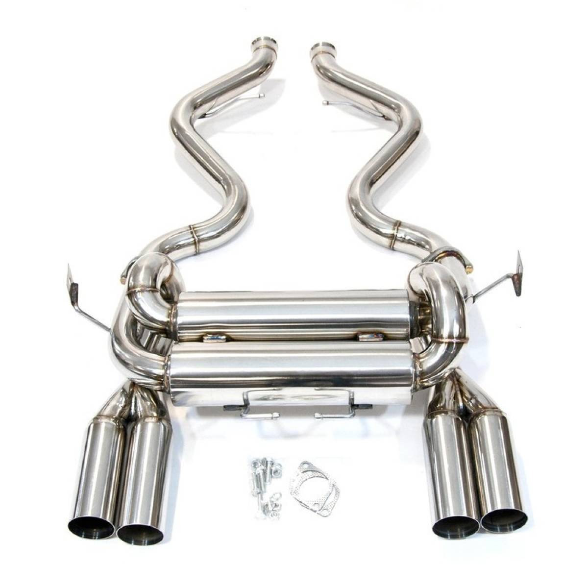 BMW M3 Series E92 Cat Back Exhaust Stainless Finish