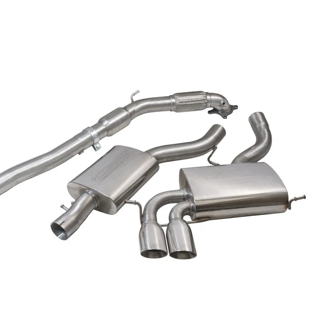 COBRA SPORT - Audi A3 (8P) 2.0 TFSI Quattro (3 Door) Turbo Back Performance Exhaust
