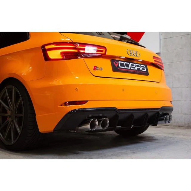 COBRA SPORT - Audi S3 (8V) 3 Door (Valved) (13-18) Cat Back Performance Exhaust
