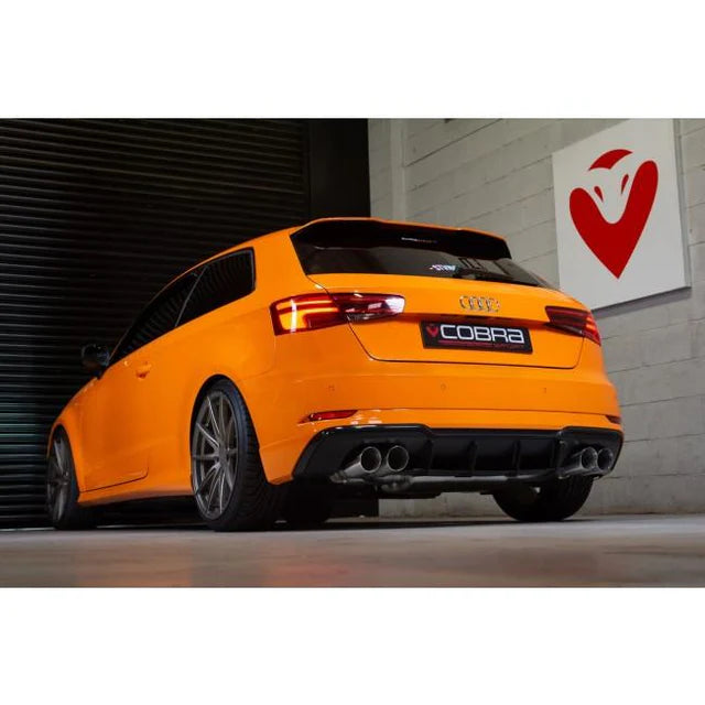 COBRA SPORT - Audi S3 (8V) 3 Door (Valved) (13-18) Cat Back Performance Exhaust