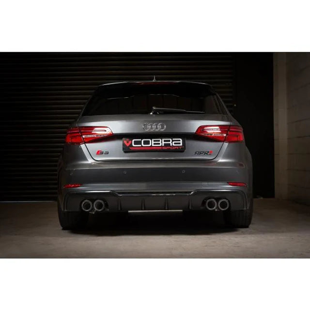 COBRA SPORT - Audi S3 (8V) 5 Door Sportback (Valved) (13-18) Turbo Back Performance Exhaust