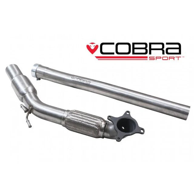 COBRA SPORT - Audi TT (Mk2) 1.8/2.0 TFSI (2WD) 2011-14 Front Downpipe Sports Cat / De-Cat Performance Exhaust