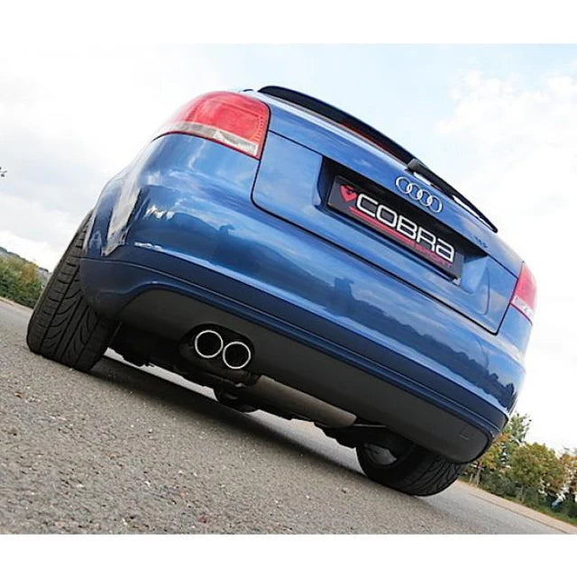 COBRA SPORT - Audi A3 (8P) 2.0 TFSI 2WD (5 Door Sportback) Cat Back Performance Exhaust
