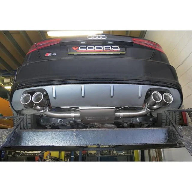 COBRA SPORT - Audi S3 (8V) 3 Door (Non-Valved) (13-18) Turbo Back Performance Exhaust