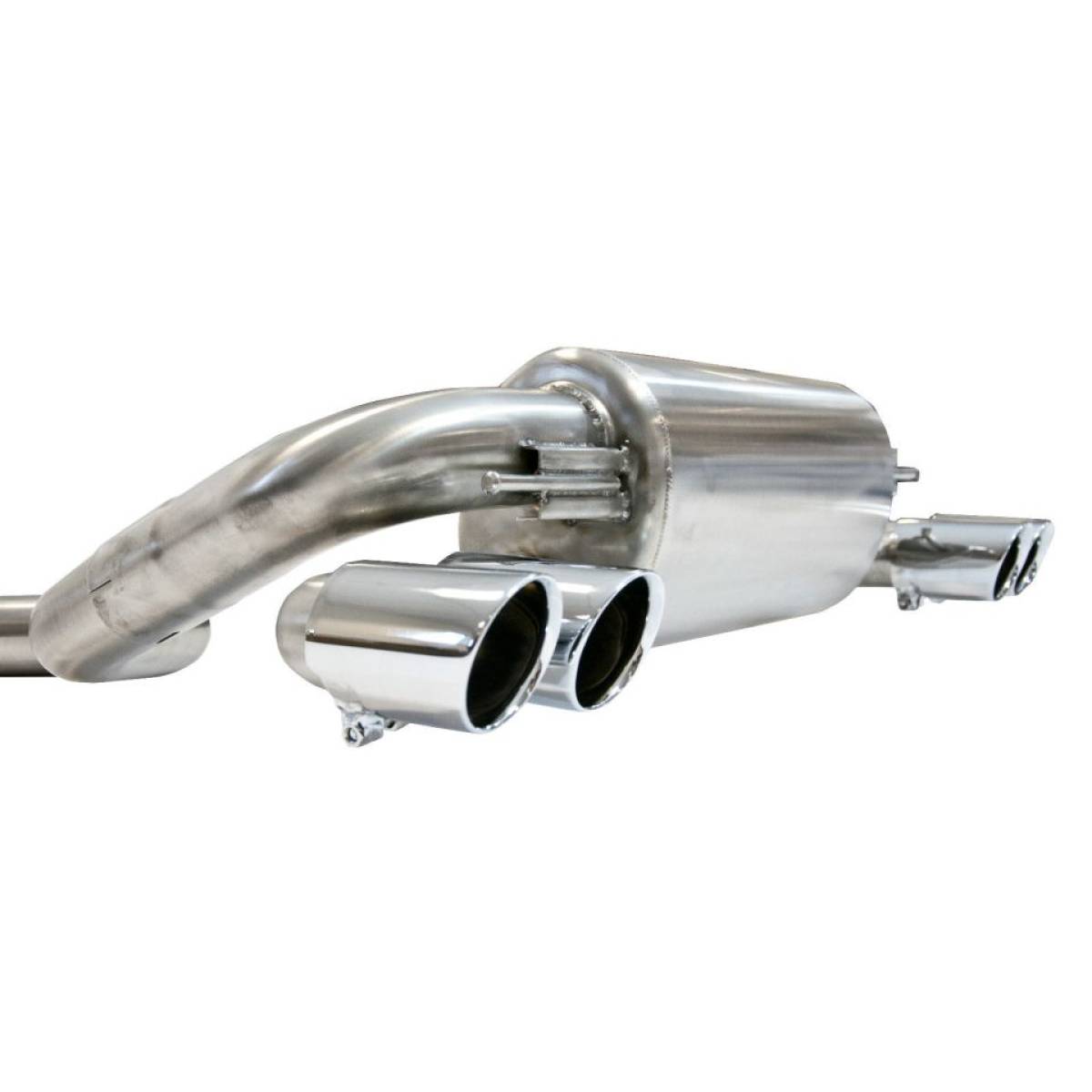 BMW E82 1M Coupe Exhaust Rear Silencer Twin Tailpipes
