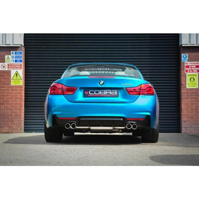 COBRA SPORT - BMW 420D (F32/F33/F36) (13-20) Quad Exit M4 Style Performance Exhaust Conversion