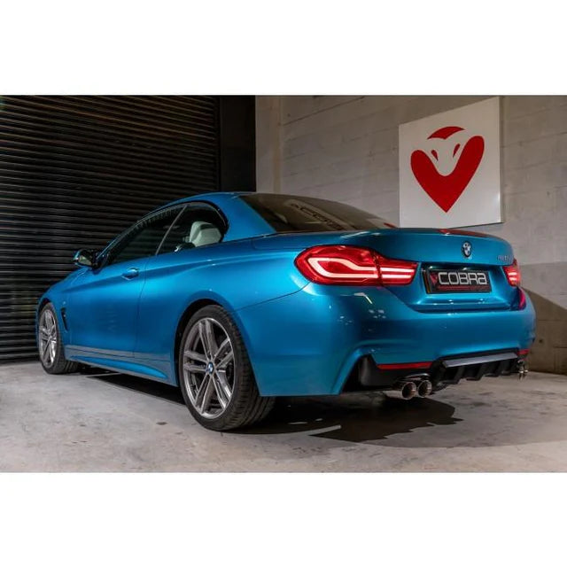 COBRA SPORT - BMW 420D (F32/F33/F36) (13-20) Quad Exit M4 Style Performance Exhaust Conversion