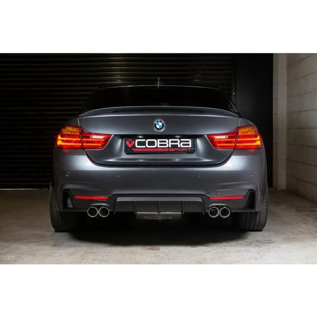 COBRA SPORT - BMW 435D (F32/F33/F36) Quad Exit M4 Style Performance Exhaust Conversion