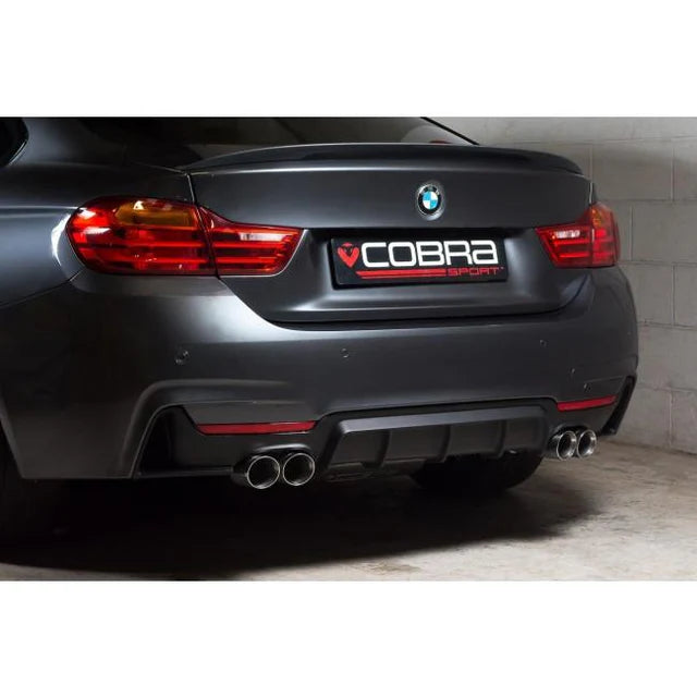 COBRA SPORT - BMW 435D (F32/F33/F36) Quad Exit M4 Style Performance Exhaust Conversion