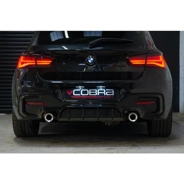 COBRA SPORT - BMW M235i Cabriolet (F23) Exhaust Tailpipes - Larger 3.5" M Performance Tips - Replacement Slip-on OE Style