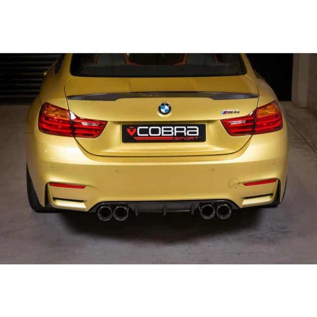 COBRA SPORT - BMW M4 (F82) Coupe 3" Valved Secondary Cat Back Performance Exhaust